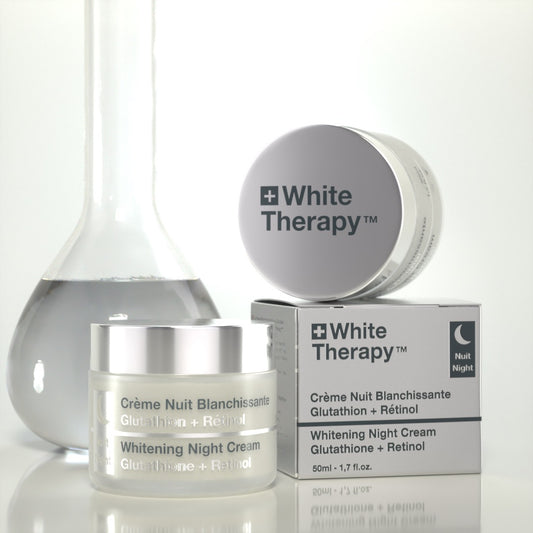 White Therapy + Glutatión + Crema de noche blanqueadora con retinol